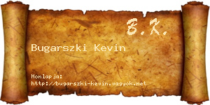Bugarszki Kevin névjegykártya